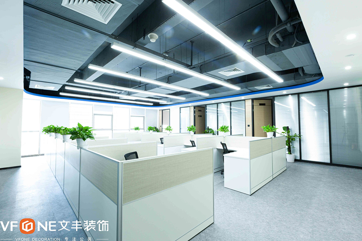 深圳專業辦公室裝修裝飾設計-中小型辦公室簡約大氣的辦公室裝修設計